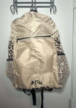 APL Athletic Propulsion Labs All-Purpose Packable Backpack in Leopard Print